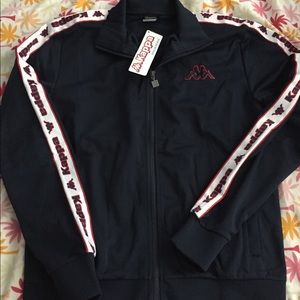 NWT Kappa Taped Track jacket Unisex